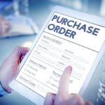 Purchase order management in stock management software