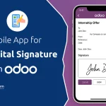 Digital signature mobile app in odoo